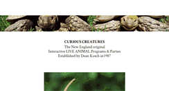 Desktop Screenshot of curiouscreatures.org